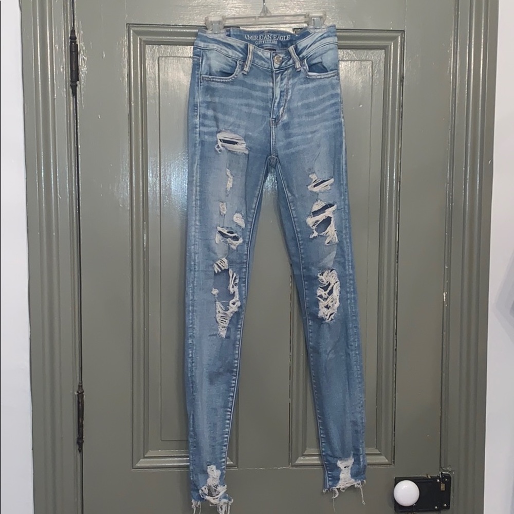 American Eagle Hi-Rise Jegging Size: 0